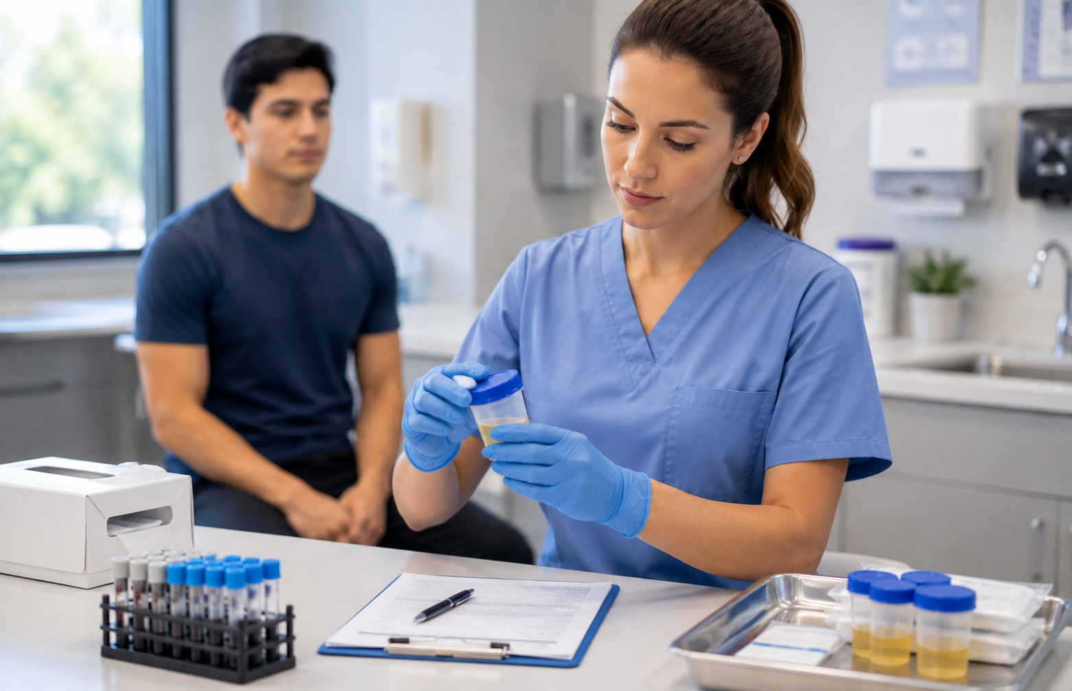 Lab testing and drug screening at Prompt Care